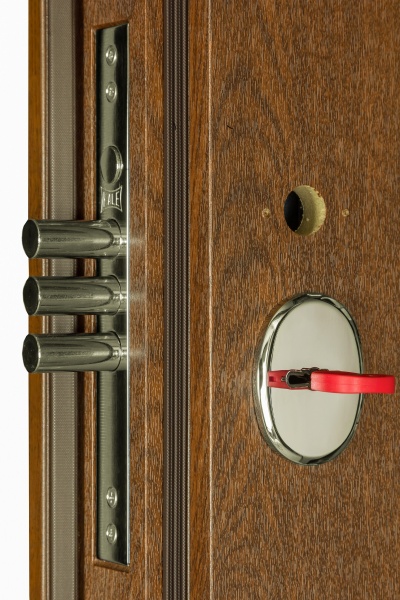 Дверь входная Булат Термо House-703 улица дуб бронзовый 2050x1200 мм левая