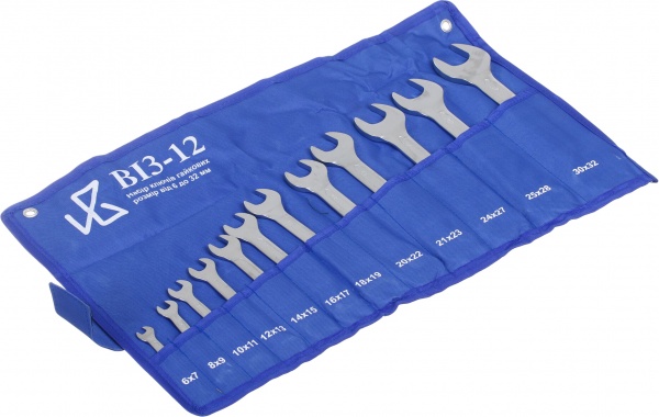 Набор ключей накидных ВИЗ 8 шт в сумке 45609