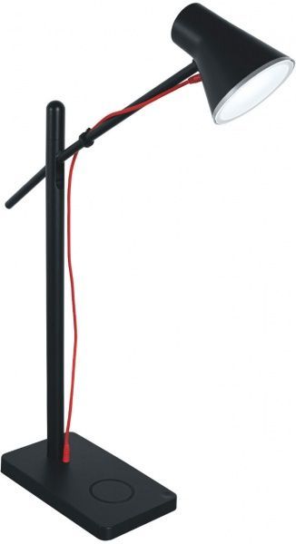 Настольная лампа офисная Osram Panan Alu USB 6.5 Вт черный 