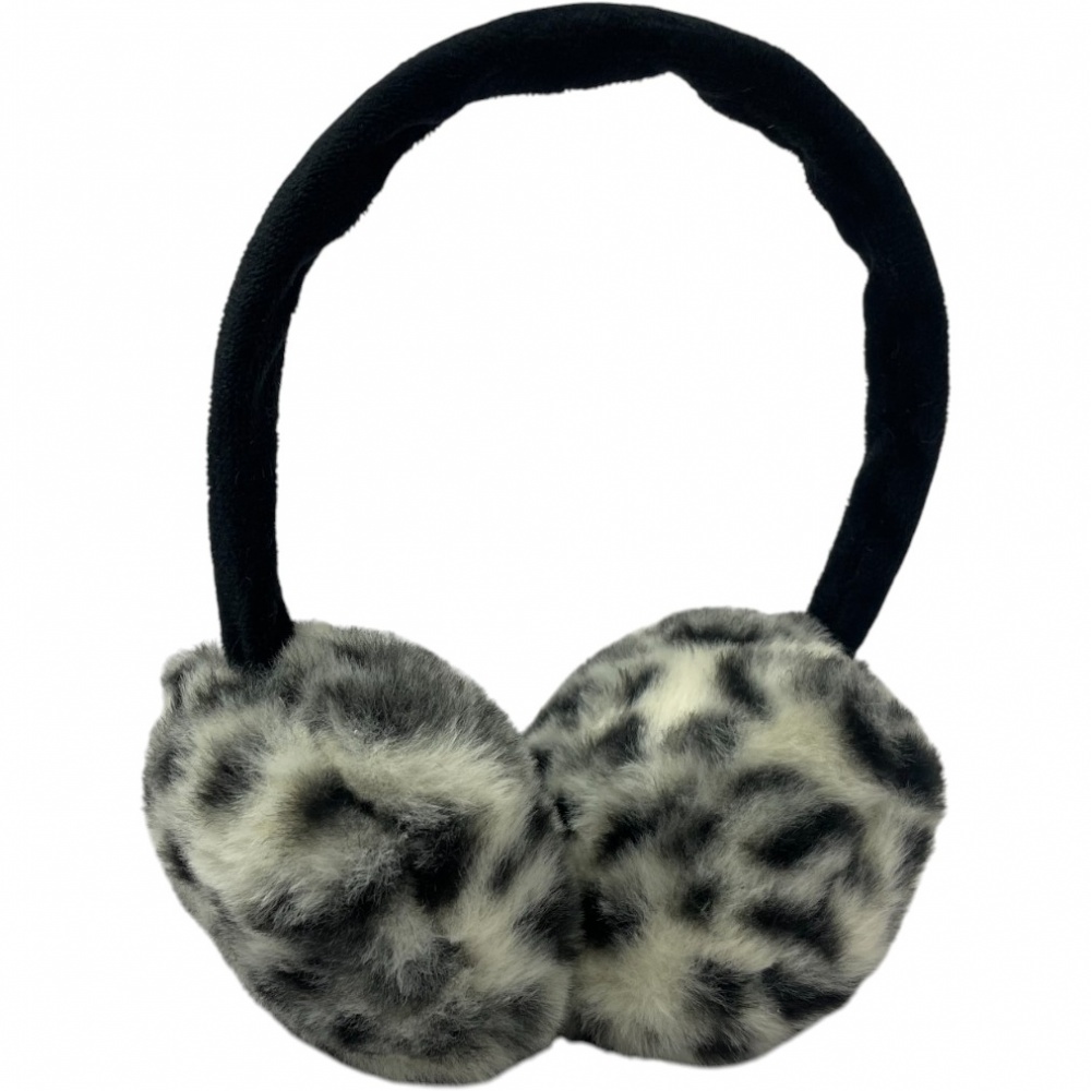 Головний убір HW навушники хутряні р.OS сірий