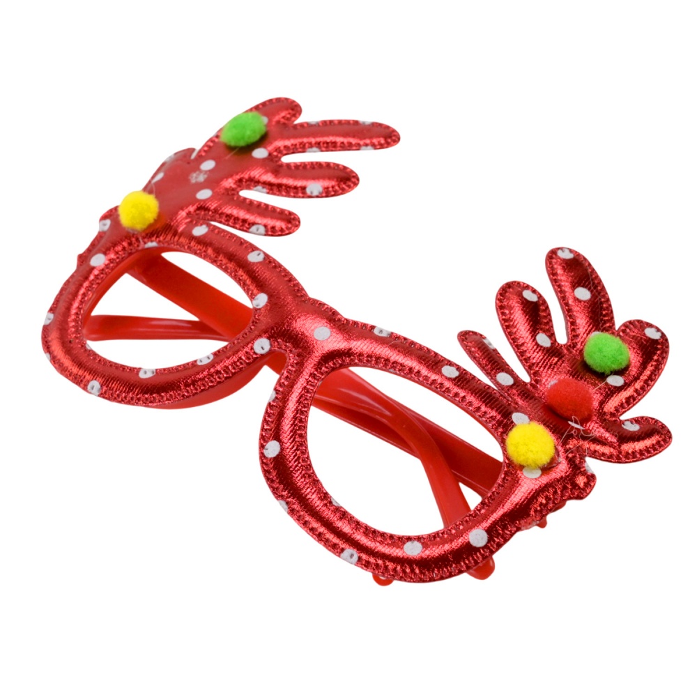 Аксессуар для карнавала Shantou Очки Санты E2421 в ассортименте