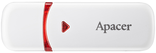 Флеш-память USB Apacer AH333 64 ГБ USB 2.0 white (AP64GAH333W-1)