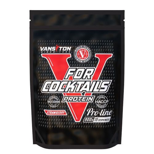 Протеїн Vansiton For Cocktails Полуниця 900 г 