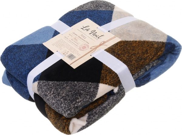 Плед MultiColored Chess 160x200 см різнокольоровий La Nuit 