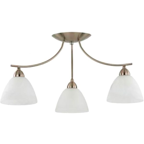 Люстра потолочная ALFA AJAX NEW 3xE27 платина 