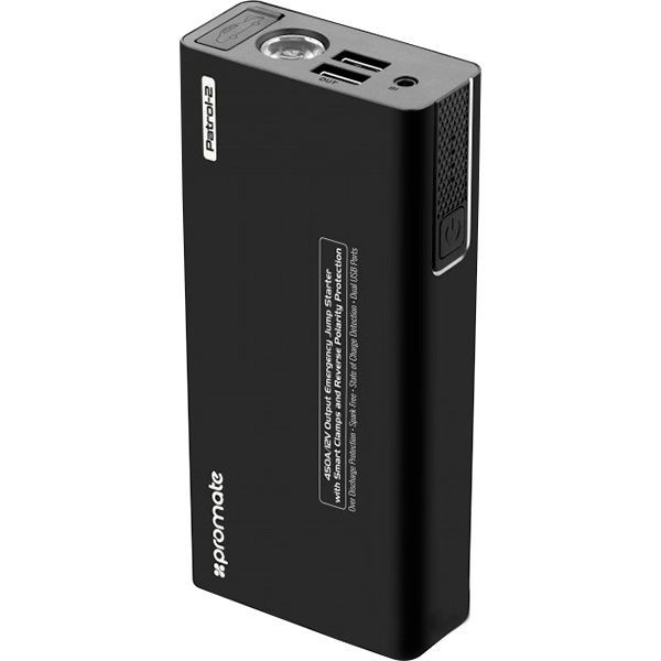 Мобильное пускозарядное устройство Promate Patrol-2 Black
