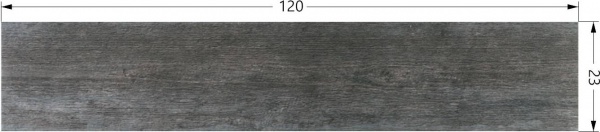 Плитка Prissmacer ANTIC CENERE 23х120 