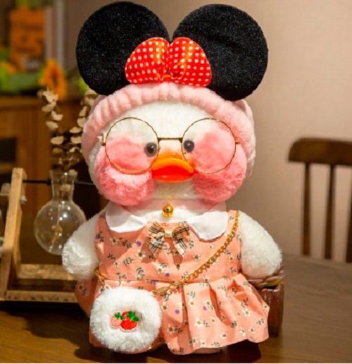 Мягкая игрушка WORLD TOP DEVELOPMENT LTD Уточка 25 см мультиколор DK-9