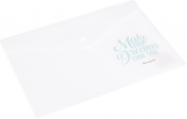 Папка-конверт A4 одноколірний друк P0069 в асортименті Bourgeois 