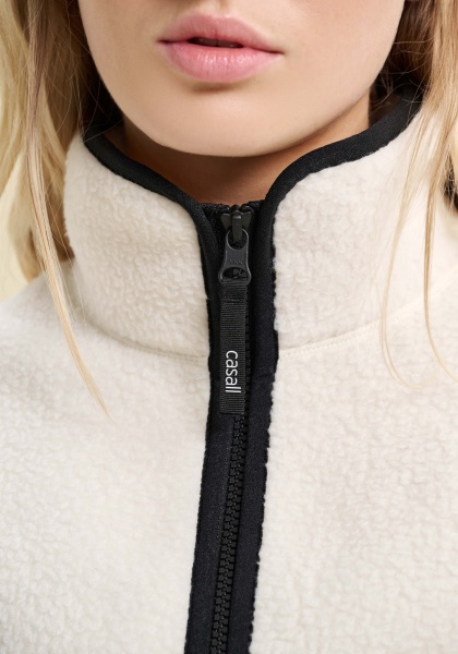 Джемпер Casall PILE HALF ZIP 22188-003 р.L білий