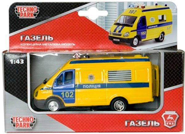 Автомодель Газель Поліція CT-1276-17PU
