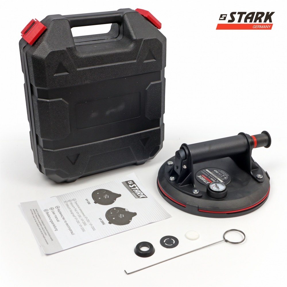 Присоска для скла Stark вакуумна з манометром VP-200G 180500021