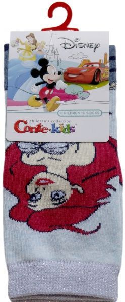 Носки детские Conte-Kids детские, CK DISNEY (принцессы) 385 17С-138СПМ р.22 бледно-бирюзовый 