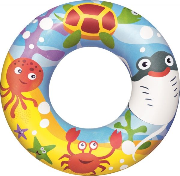 Басейн надувний Bestway м'ячем і надувним колом 122x20 см 51124