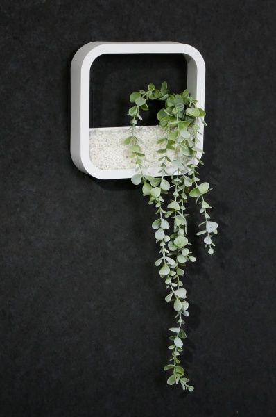 Декор настінний Nature квадратний 22,3x22,3 см білий 