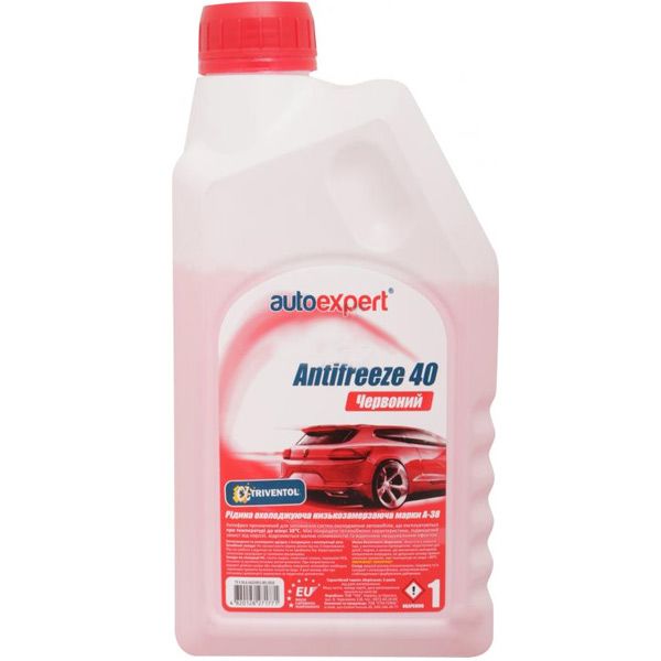 Антифриз AutoExpert - 38 червоний 1 л