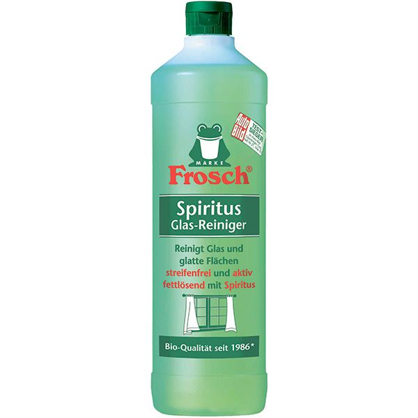 Средство моющее для стекла и зеркал Frosch Спиртовой 1л