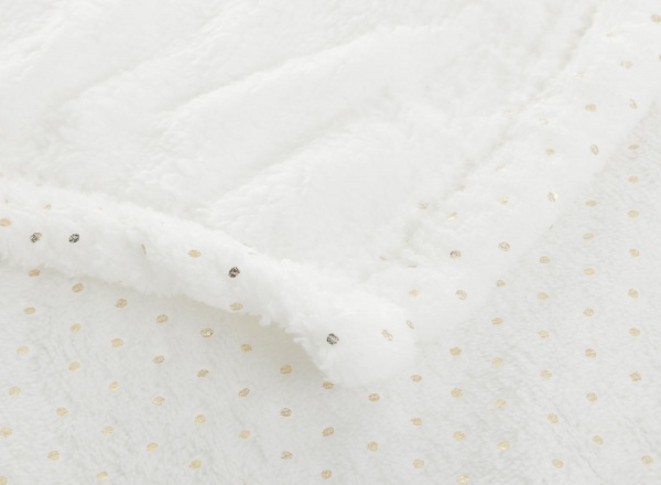 Плед КМ з напиленням світлий 150x125 см в асортименті 