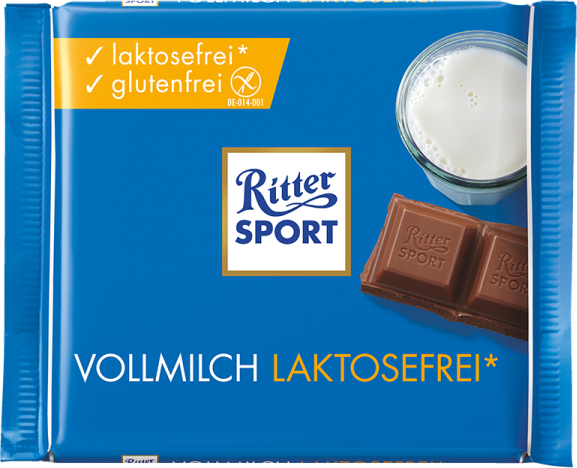 Молочний шоколад Ritter Sport Безлактозний 100 г