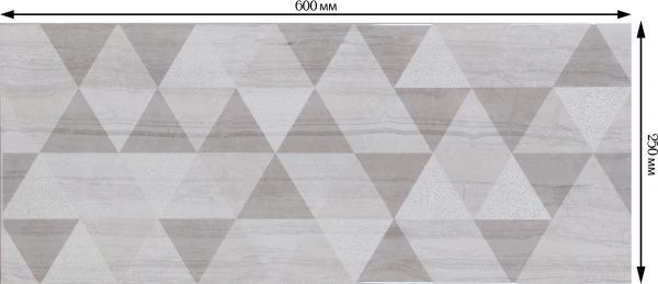 Плитка Ceramika Color Sabuni decor triangle 25x60 