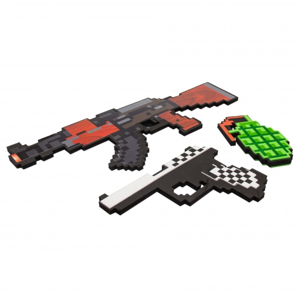 Ігровий набір Devilon автомат 28х15х1 см пістолет 20х14х1, 2 см граната 14х5, 5х1, 2 см 518189