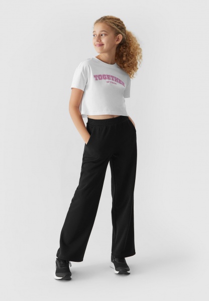 Футболка 4F TSHIRT F0820 4FJAW23TTSHF0820-10S р.152 білий