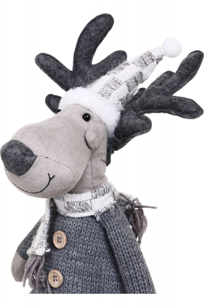 Декорация новогодняя Лось который сидит в ассортименте LF2220029AB 65 см