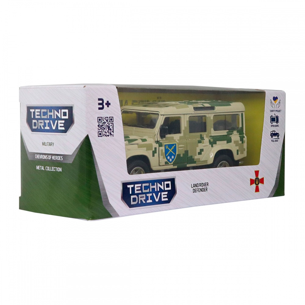 Автомодель TechnoDrive 1:32 серии Шевроны Героев Land Rover Defender ОК «Восток» 250396UM