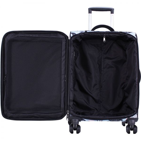 Валіза Bagland Марсель 36 л блакитний 656 (0037966194) 