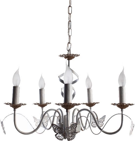 Люстра потолочная Arte Lamp A6114LM-5WG 5x40 Вт E14 белый 