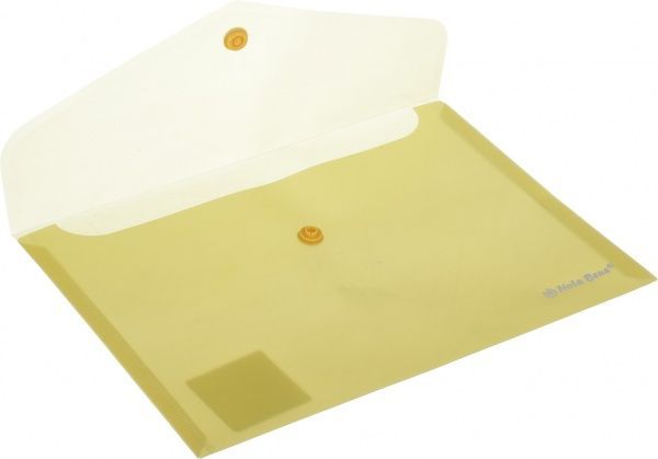 Папка-конверт на кнопці А5 жовта Nota Bene