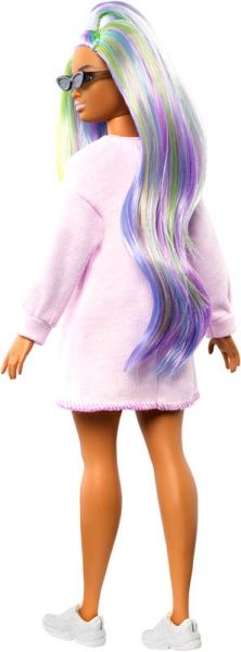 Кукла Barbie Fashionistas с яркими волосами