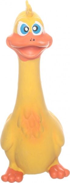 Іграшка для собак Lilli Pet Каченя Джек латекс зі звуком 19 см 20-2332