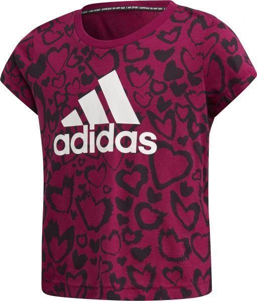 Футболка Adidas G MH GRA TEE GE0939 140 червоний