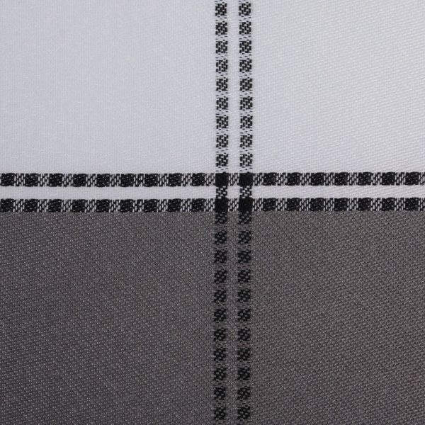 Скатертина Затишок 522-19/00 клітинка 140x220 см сірий Едельвіка 