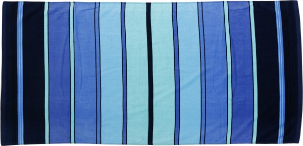 Полотенце пляжное Blue Stripes 71x147 см разноцветный Luna 