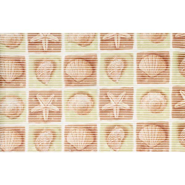 Килимок для ванної Woko Мушля 50x80 см бежевий