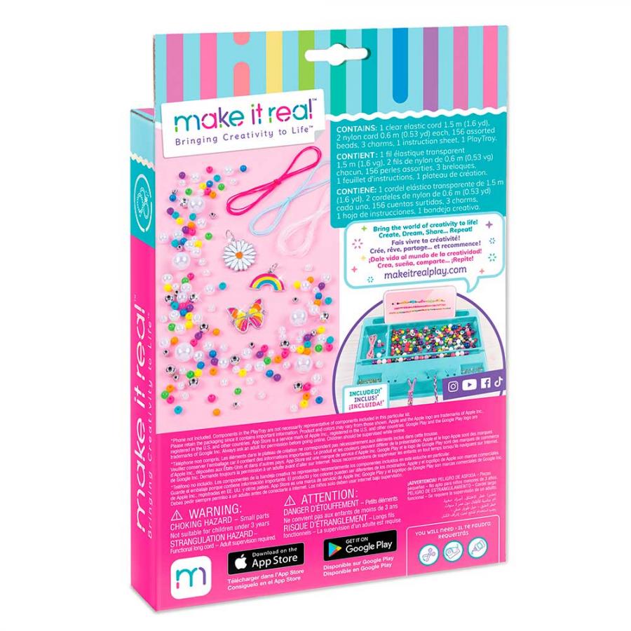 Набір для виготовлення браслета Make it Real Райдужні скарби MR1216