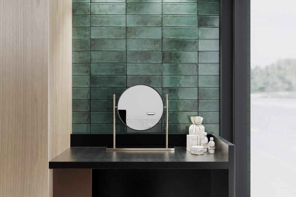 Плитка Golden Tile Vintage green VG4061 10x30 см
