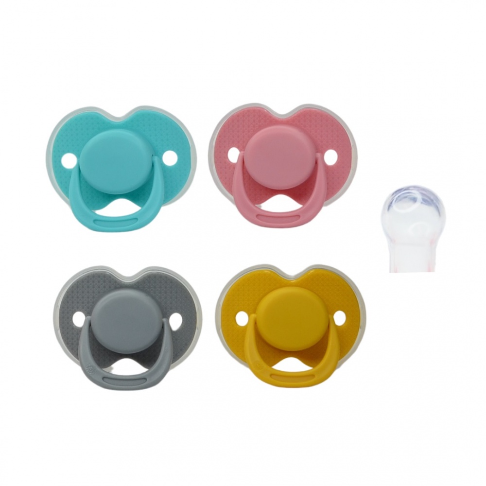 Пустышка Lindo силиконовая круглая А 31/6-12