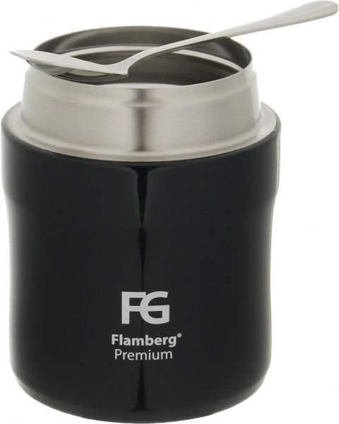 Термос для їжі Harmony Black 500 мл Flamberg Premium