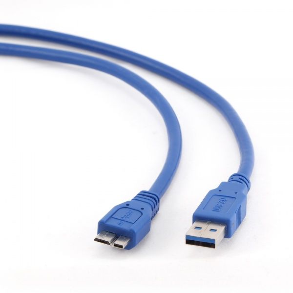 Кабель Cablexpert 0,5 м синий (CCP-mUSB3-AMBM-0.5M) USB 3.0 A-папа/Micro 