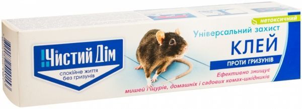 Клей Чистый дом от грызунов и насекомых 121 г