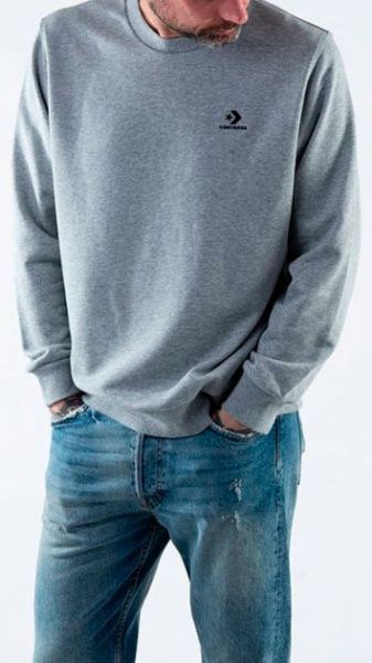 Джемпер Converse EMBROIDERED STAR CHEVRON CREW FT VGH 10020345-035 р. L сірий