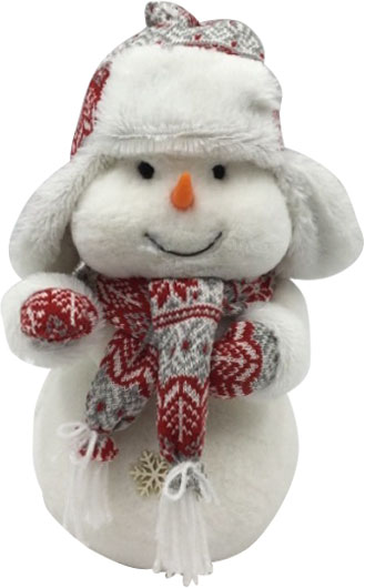 Декорация новогодняя Blooming снеговик 18x37 см 
