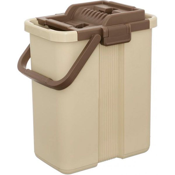 Комплект швабра и ведро с автоматическим отжимом для пола Fiora® SuperClean 2 в 1 32 см 