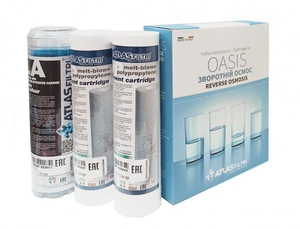 Набор картриджей Atlas Filtri для систем обратного осмоса OASIS DP LSP000004