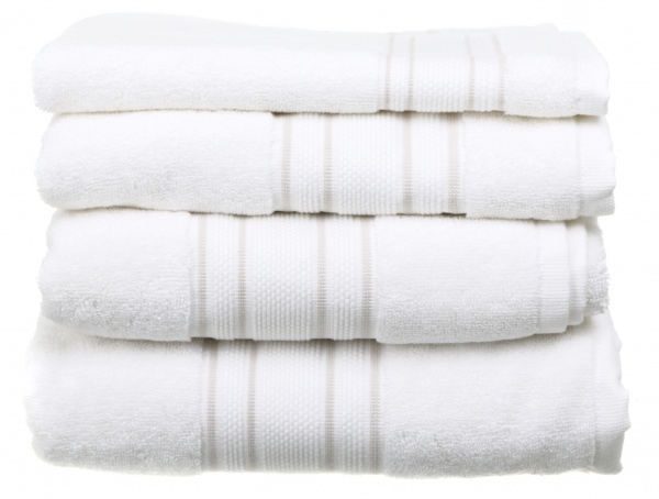 Полотенце Villa 30x50 см белый с бежевым Sous Dias 