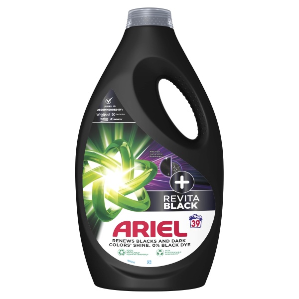 Гель для машинной и ручной стирки Ariel + Revitablack 1,95 л 