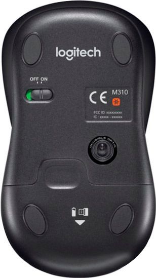 Миша Logitech Wireless Mouse M310 (910-005248) blue/black 